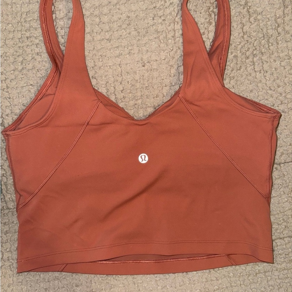 Lululemon align tank rustic coral